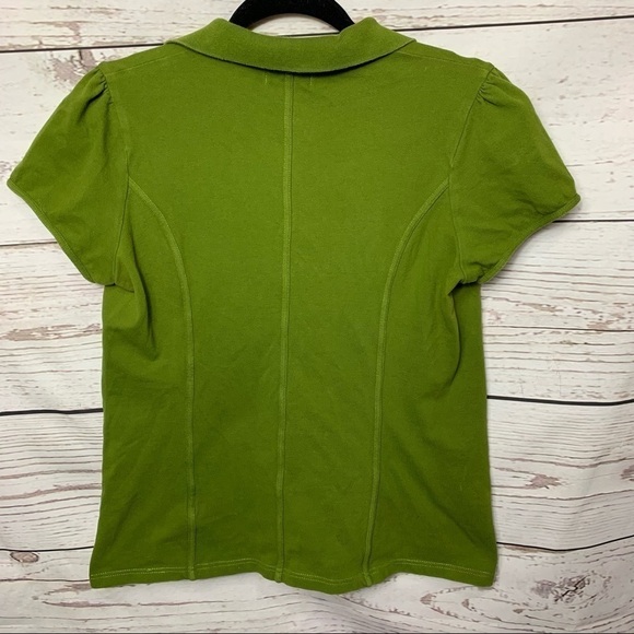 Burberry Brit Golf Polo Shirt Olive Green - Picture 4 of 9